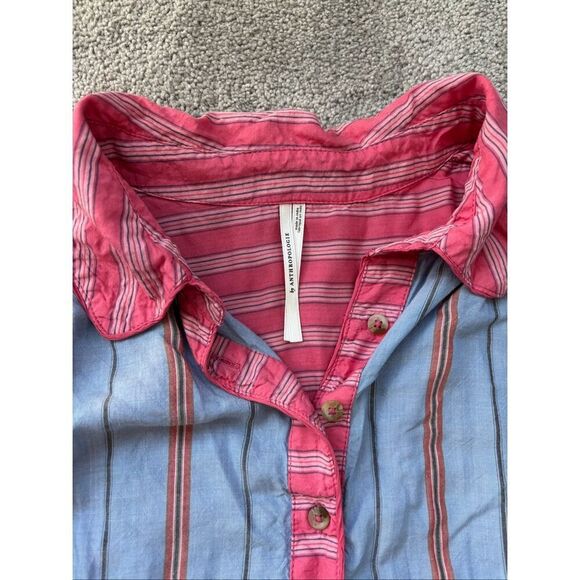 NWOT By Anthropologie True Midi Dress Striped Printed kaftan, Small $168 F13 - Picture 6 of 11